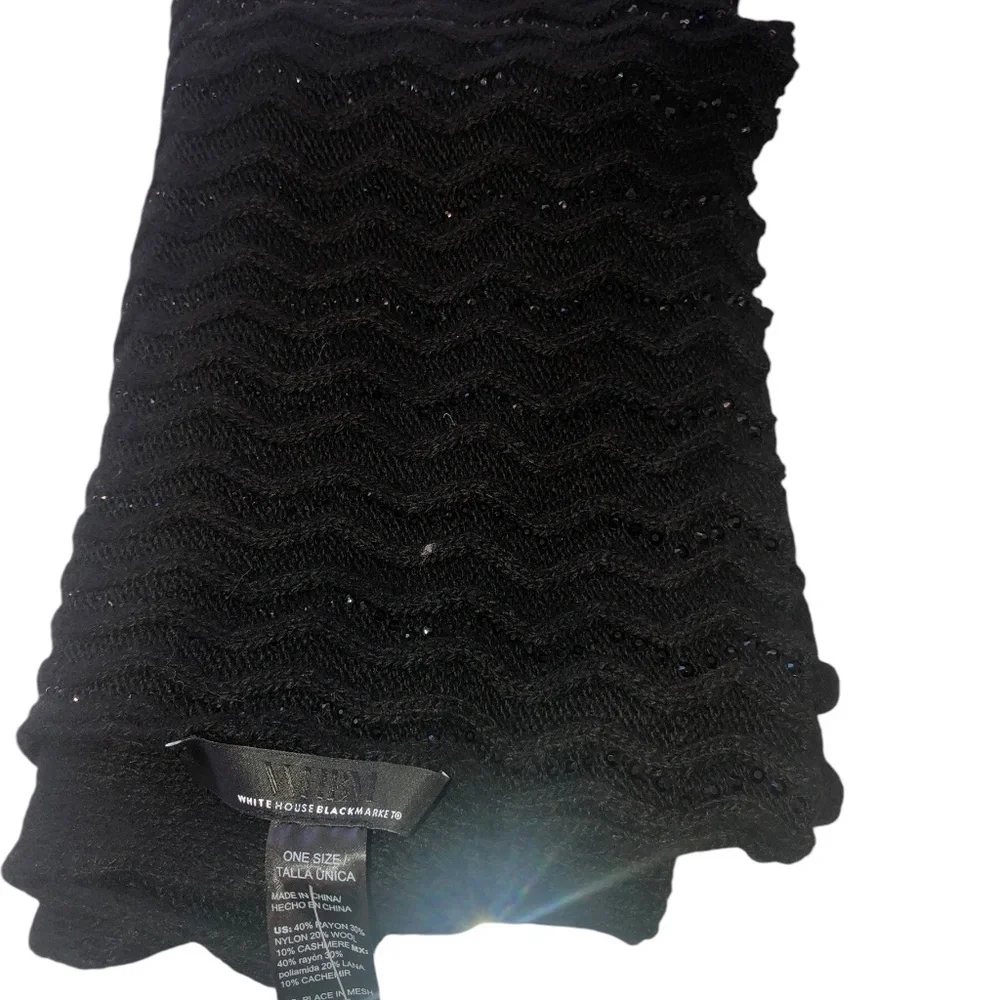 WHBM Rhinestone Patterned Scarf - Picture 4 of 7